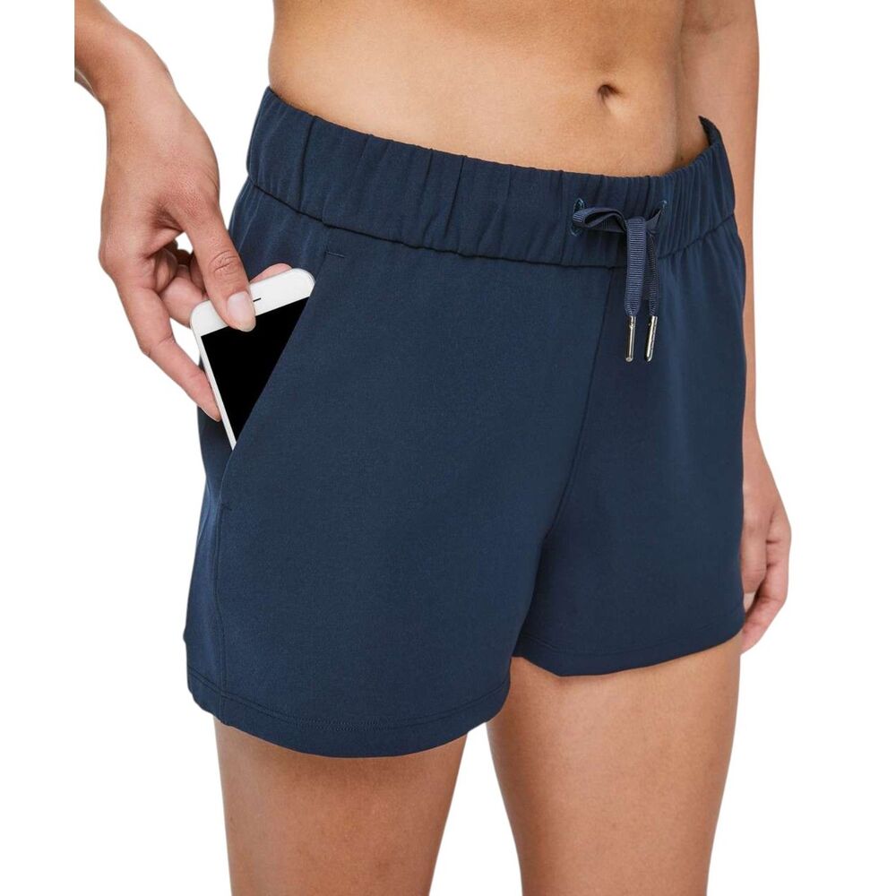 Lululemon On The Fly Mid-Rise Short Woven 2.5" True Navy